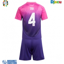 Njemačka Jonathan Tah #4 Gostujuci Dres za djecu EP 2024 Kratak Rukav (+ Kratke hlače)